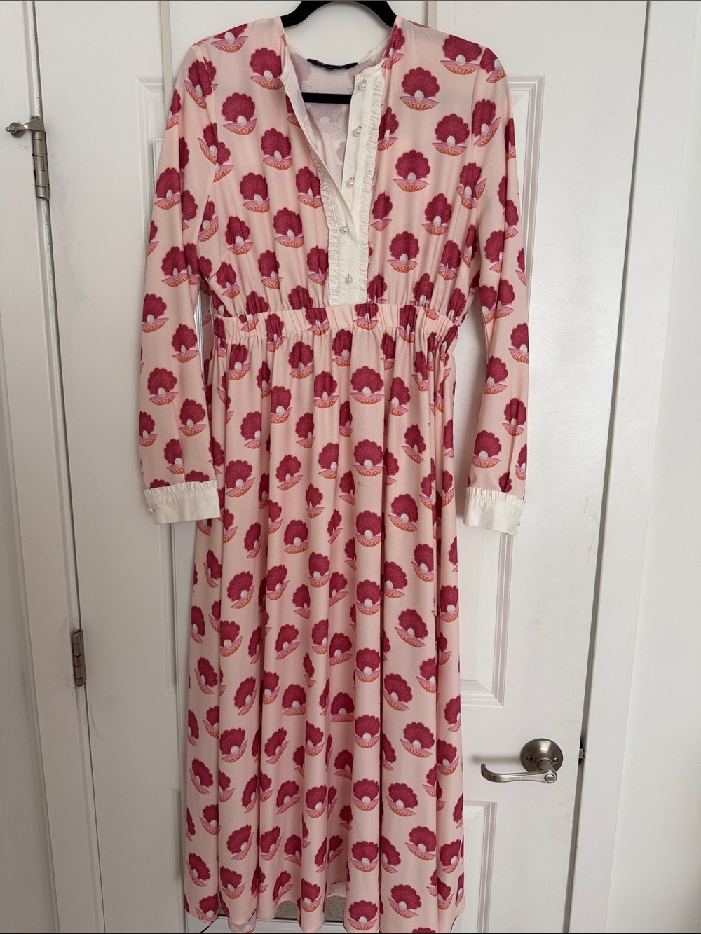 Sister Jane Pink Floral Midi Dress